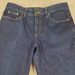 LRL Lauren Jeans Co Ralph Lauren Women’s Jeans Size 8 Dark Wash Stretch